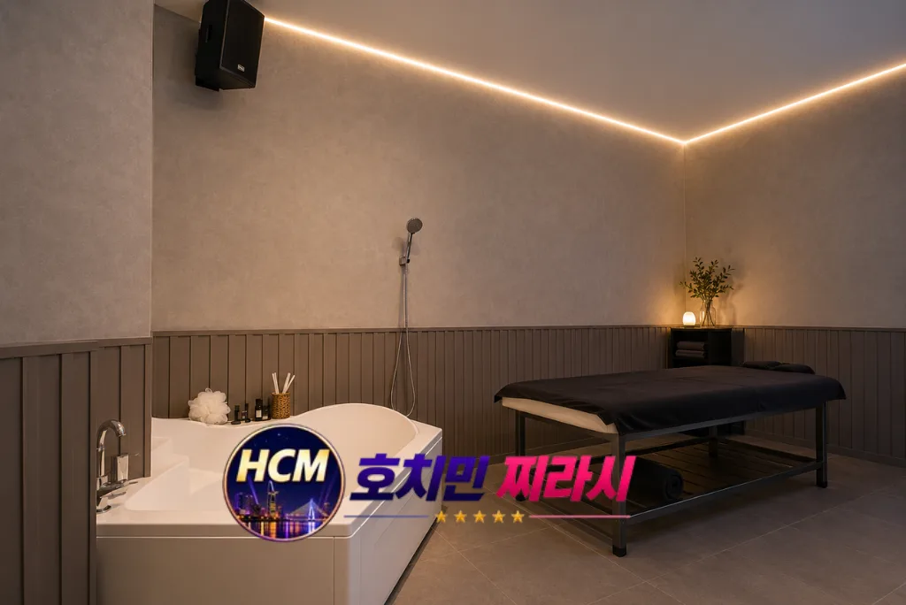 호치민 아리 스파 관리실 모습입니다.